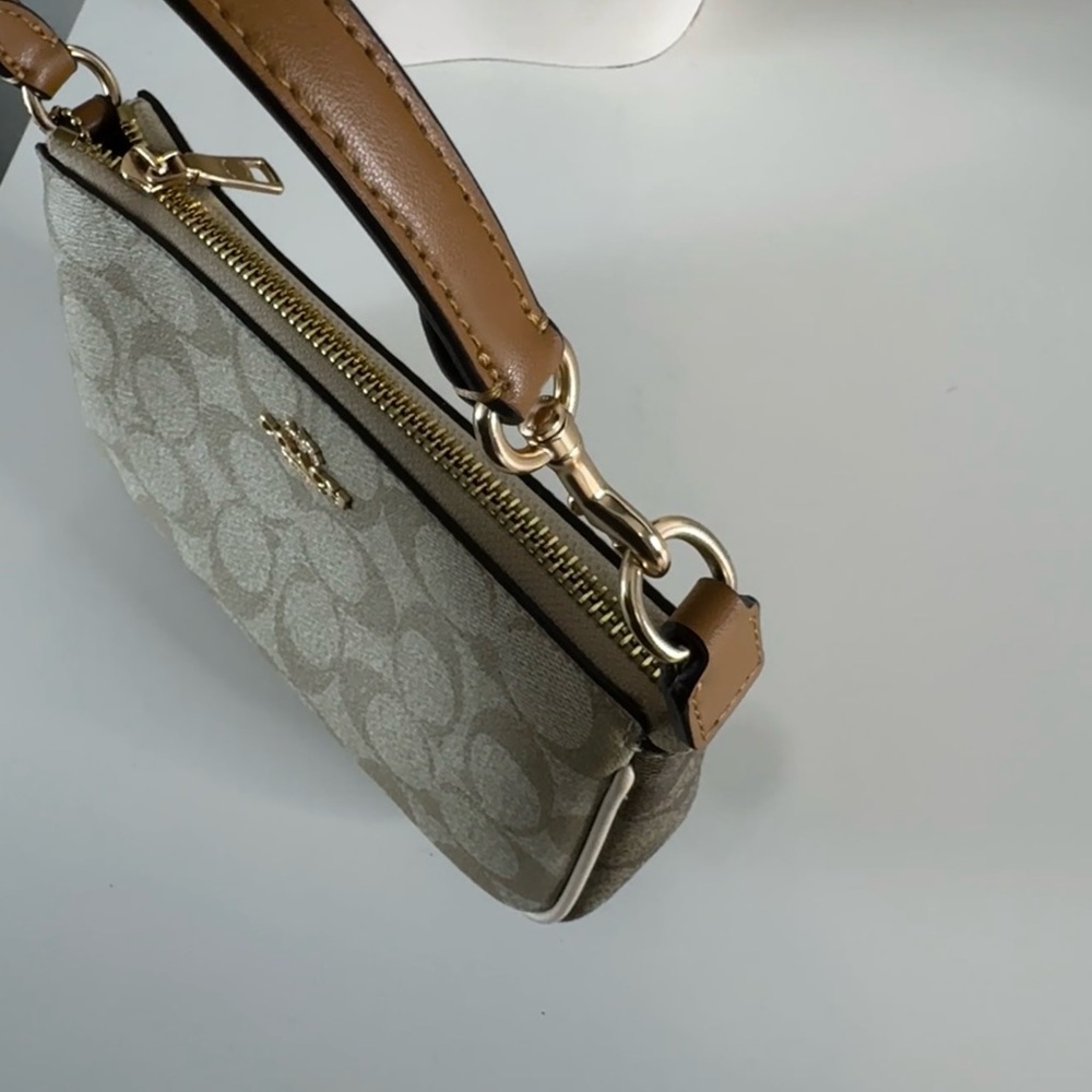 COACH Nolita 19 IN Blocked signature Canvas - Picture 2 of 8